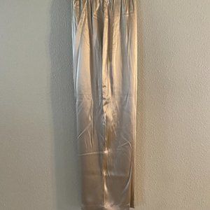 Eileen Fisher Tan/Lt. Gold100% Silk Pants, Size L